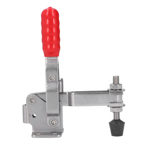 Top Tier Stainless Steel Arrow Storage Case Toggle Clamp With Durable Adjustable Latch For Heavy Duty Mechanical Equipment And Home DIY Projects You Need, red grip