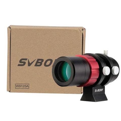 Mini Guide Scope 30mm F4 Finder for Auto Guiding Cameras, compact design, with 1.25 inch mount and M42 thread, front view