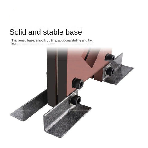 Solid and stable base of Heavy Duty Hydraulic Crimping Tool And Steel Cutting Machine Dies For Electric Punching, ensuring smooth cutting.