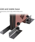 Heavy Duty Hydraulic Square Tube And Angle Iron Cutting Press solid and stable base with thickened support for smooth cutting.