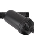 Black plastic Drip Irrigation Y Filter One And One Quarter Inch DN32 120 Mesh Disc Filter With Large Filtration Area for gardens
