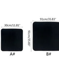 Beat The Heat High Temp Welding Blanket 6mm Thick Carbon Felt Insulation, two sizes 12x12 and 36x36 inches, black