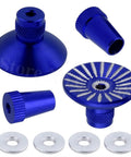 Umbrella Style Transmitter Gimbal Sticks Ends Upgrade For Remote Controllers M3 Thread CNC Machined Black Anodized