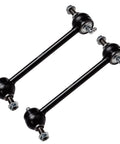 Close-up of sway bars from 14 Piece Beefy Front And Rear Suspension Kit With Wheel Bearing Hubs Tie Rods Ball Joints Front And Rear Sway Bars Boots Replacement For Chevy Impala Monte Carlo Pontiac Grand Prix Buick LaCrosse Regal Century