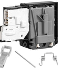Washer Door Lock Switch Assembly Replacement For LG Front Load Washers EBF61315802 Compatible With WM3670HVA WM3670HWA WM3700HWA WM3080CW WM3770HVA Plus More, Easy Install, Durable Interlock For Safe, Efficient Wash Cycles. LG washer door lock switch assembly with metal latch, spring, and pin