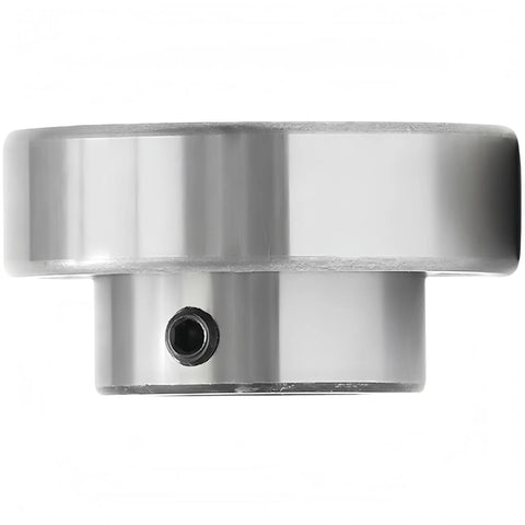 Side view of Two Pack 1 Inch Bore Insert Bearing CSB20516 with set screw lock, self-aligning, 52mm OD, for agriculture and transport systems