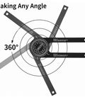 Heavy Duty 7 Inch Miter Saw Protractor Angle Finder With Dope Precision Laser Engraved Scales for measuring angles.