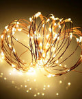 1 Pack Battery Powered Copper Wire Starry Fairy Lights With 50 LEDs And 16ft Of Warm White Glow For Cozy Bedroom Decor Weddings