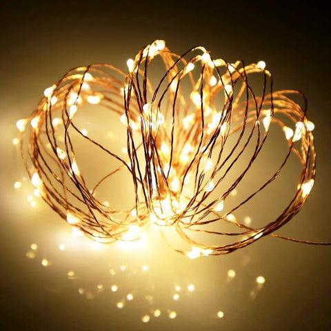 1 Pack Battery Powered Copper Wire Starry Fairy Lights With 50 LEDs And 16ft Of Warm White Glow For Cozy Bedroom Decor Weddings