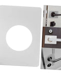 Stainless Steel Door Reinforcement Plate Set 6 Pieces No Drilling Deadbolt Cover And Repair Panel For Apartment Doors Keepin It Secure Rustproof