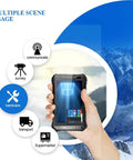 Built Like A Tank Industrial Rugged Tablet With Built In Barcode Scanner Running Windows 11 Pro in user’s hand showcasing multitasking capabilities.