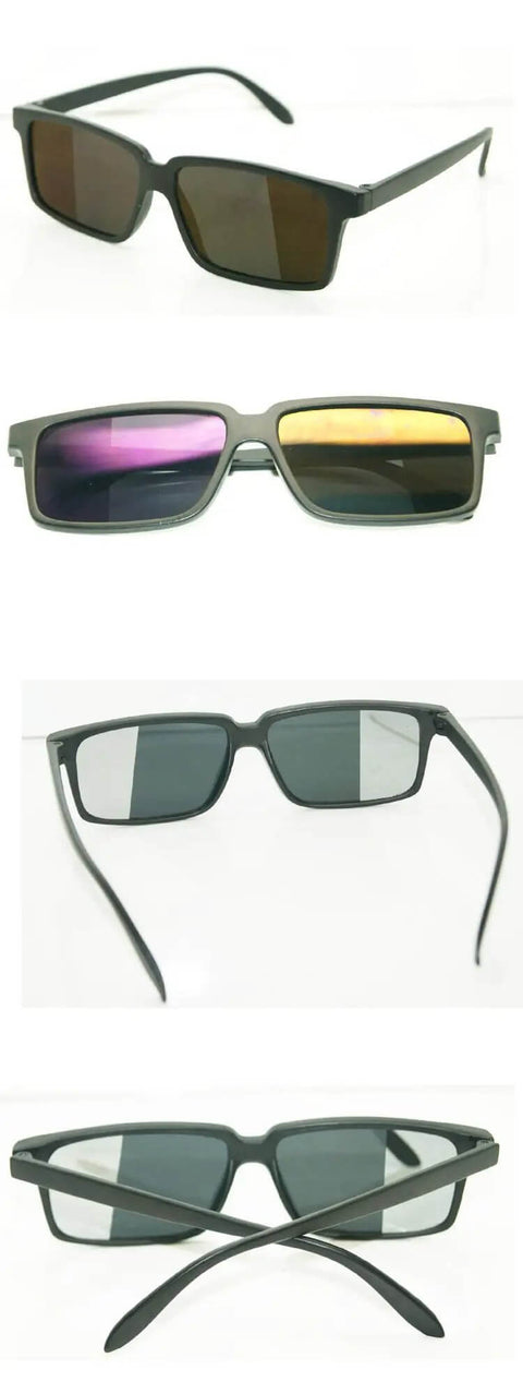 Cool Rearview Sunglasses With Hidden Behind View For Real Life Spy Vibe Outdoor Spy Glasses That Let You See Behind You While You Look Forward UV Protective Lenses Everyday Wear With A Subtle Rear Mirror Look showing various angles