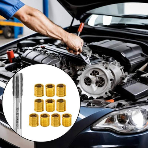 M14x1.25 Thread Repair Kit For Spark Plugs And Engine Threads Plus Tap 11 Piece Set Pro Grade Helicoil Set Easy DIY Fix