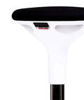 Ergonomic Height Adjustable Balance Stool For Work And Home Office Wobble Chair For Sit Stand Desks, black seat, white base