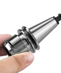 ISO20 ER20-35L Balance Collet Chuck G2.5 30000RPM CNC Tool Holder shown in hand, highlighting its robust metal construction and design for milling and engraving.