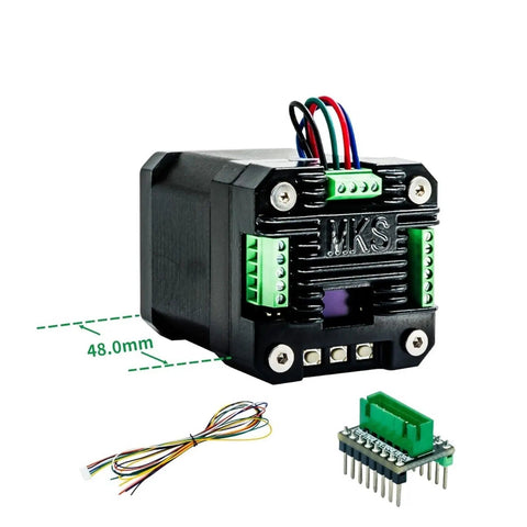 Closed Loop NEMA17 Stepper Motor Driver With GenL FOC For CNC And 3D Printers, Quiet Operation, High Efficiency, Pro Grade Precision Motion Control, RS485 Ready, SERVO42D Model For Smooth, Reliable Actuation, 48.0mm