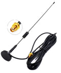 Two Pack Magnetic Car Antenna For UV-5R UV-82 UV-9R Walkie Talkie 144 MHz And 430 MHz Band with connector and cable