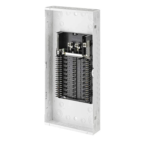 20 Space 20 Circuit Indoor Load Center With Main Lugs White For Rough In Wiring Beefy Tin Plated Copper Bussing Easy Wiring Setup