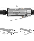 Amp Up Your Shop with This Hot Pneumatic Die Grinder Featuring Lightweight Design, 16cm metal tool with engraver attachments.