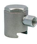 Five Eighth Inch Button Head Grease Coupler For High Volume Fittings With 3000 PSI Working Pressure And 4000 PSI Rating, One Eighth FNPT, silver