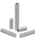 Internal Hex Socket Set Screws M3 X 6mm 304 Stainless Steel Flat Point Grub Screws 100 Pack for Auto Repair Machinery