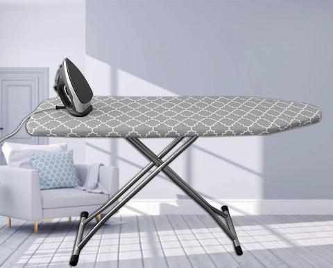 Heavy Duty Ironing Board Cover And Pad 15x54 Standard Size With Iron, Thick Padded, Non-Stick, In Living Room