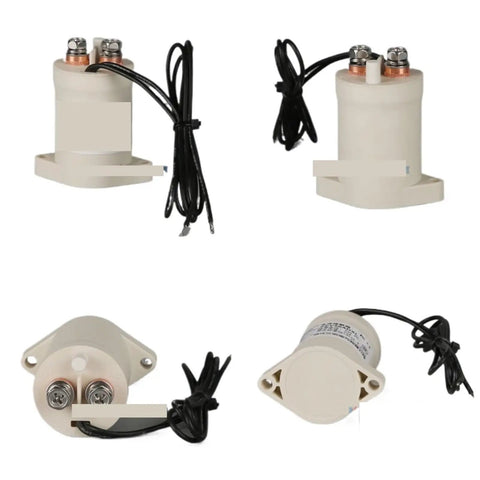 Heavy Duty Sev50ad Dc Contactor And Relay Switch For Ev Chargers 12V To 72V High Voltage Systems showing multiple angles and wiring details.
