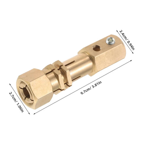 Dent Repair Welder Collet For Welder Gun Replacement Locking Chuck Head with reliable clamping, golden, lightweight, portable design