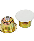 Two Pack Concealed Pendent Fire Sprinkler Head With Flush Cover Plate DN15 Half Inch Thread K80 Rating view showcasing brass frame and flush cover.