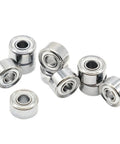 10 Pack Shielded Ball Bearings 693ZZ 3x8x4mm For RC Cars Drones And DIY Projects High Speed Low Friction Quiet Operation Dust Moisture Seal Great For Tiny Machines And Hobbyist Setups, silver metal bearings
