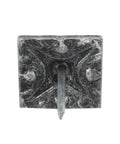 Heavy Duty Square Upholstery Nails Crafted From Solid Steel With Rich Pewter Finish, detailed view of a pewter finish tack.
