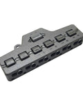 Solid Build And No Sweat Wiring 1 In 6 Out Led Strip Light Terminal Block Splitter showing push-in connectors, designed for 0 to 42V systems.