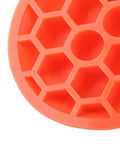 Close-up of hexagonal pattern on Golf Force Pedal Training Aid And Force Plate for Swing Control and Balance Game Changer.