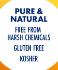 Pure and natural label on Go To Everyday Baking Soda 16 Oz Pack Of 24 Super Versatile Cleaner For Home And Laundry