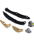 Heavy Duty Timing Chain Belt Kit Set 1 Fits Hyundai Santa Fe Sonatas Tucson And Kia Optima Sorento Sportage Models From 2011 Through 2019 For Long Life Low Maintenance Engine Performance That Slays The Road, black plastic guides and tensioners