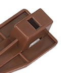 Close-up of brown heavy duty plastic center mount drawer slide, part of Ten Sets Heavy Duty Plastic Center Mount Drawer Slides With Smooth As Butter Runners Quick Install Hardware For Furniture Restoration Upgrade And Repair Gonna Work Like A Charm.