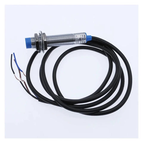 Inductive Proximity Switch Sensor LJ12A3-4 PNP/NPN 4mm Sensing Distance Built Tough Plastic Metal Housing With Smooth Onoff Control For Stable Circuit Switching, Ideal For Industrial Automation, Robotic Arms, And Conveyors. M12 threaded metal sensor with cable