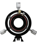 1.25 Inch Telescope Guide Mirror With Dual Speed Focusing, 50mm Aperture, 180mm Focal Length, front view close-up
