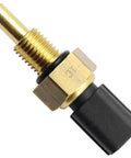 Direct Bolt On Engine Coolant Temperature Sensor Oe Replacement Plug And Play Design For Rock Solid Ecu Communication and Flawless Startup Performance Without Any Shop Headaches, showing brass and black plastic design.