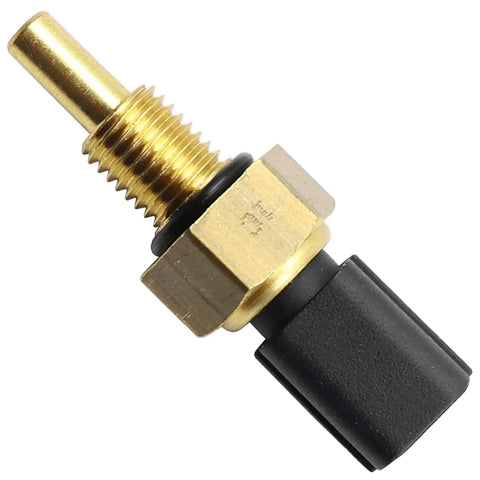 Direct Bolt On Engine Coolant Temperature Sensor Oe Replacement Plug And Play Design For Rock Solid Ecu Communication and Flawless Startup Performance Without Any Shop Headaches, showing brass and black plastic design.