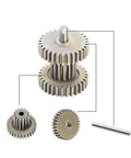 Beefed Up Hardened Steel RC Crawler Transmission Gear Set For 1 By 24 And 1 By 18 Scale Models Precision Machined Gearbox Upgrade