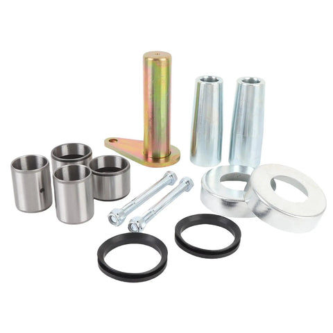 Beefed Up Pivot Pin And Bushing Kit With Tapered Design For Skid Steer Loaders S185 S160 T190 T180 Replacement OEM Compatible Heavy Duty