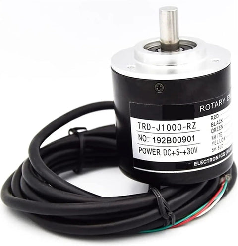 Absolute Rotary Encoder With Integrated Switch And Durable Construction, Corrosion And Wear Resistant, Long Life, Model TRD-J600-RZ