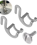 Finger Guard Set With Presser Foot Screw, 2 Finger Guards And 1 Screw, Compatible With Juki, Brother, Consew Machines