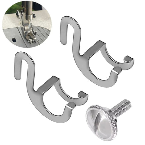 Finger Guard Set With Presser Foot Screw, 2 Finger Guards And 1 Screw, Compatible With Juki, Brother, Consew Machines