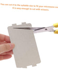 Cutting 12 Pack Mica Sheets For Microwave Oven Heat Resistant Insulation, Fire Retardant Waveguide Covers, DIY Replacement Parts
