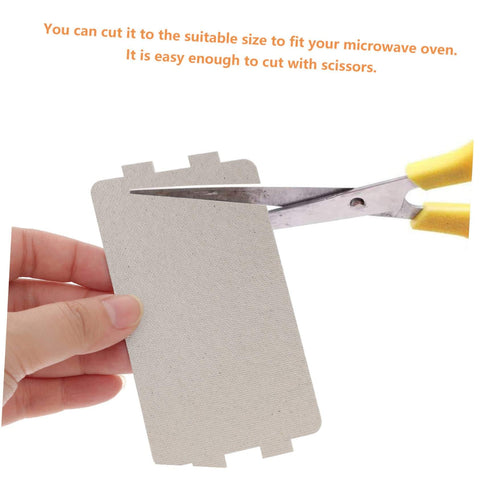 Cutting 12 Pack Mica Sheets For Microwave Oven Heat Resistant Insulation, Fire Retardant Waveguide Covers, DIY Replacement Parts