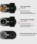 Slick Coffee Mug Warmer And Drink Cooler With Quick Wireless Charger 3 In 1 Electric Cup Heating Base shown with drink and smartphone.