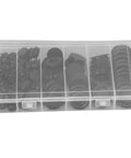 Pro Grade 170 Piece Rubber Grommet Kit With Durable O Ring Assortment For Automotive Wiring, Hydraulic And Pneumatic Systems, Includes 7mm To 25mm Sizes For Easy Fit, Versatile Sealing And Protection.