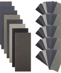 56pc Wet And Dry Sanding Kit With Multi Grit Sheets 400 To 5000 Grit Carborundum Paper for Metal and Plastic Pro Grade Use